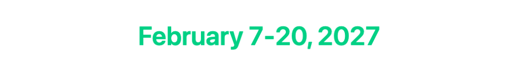February 7-20, 2027