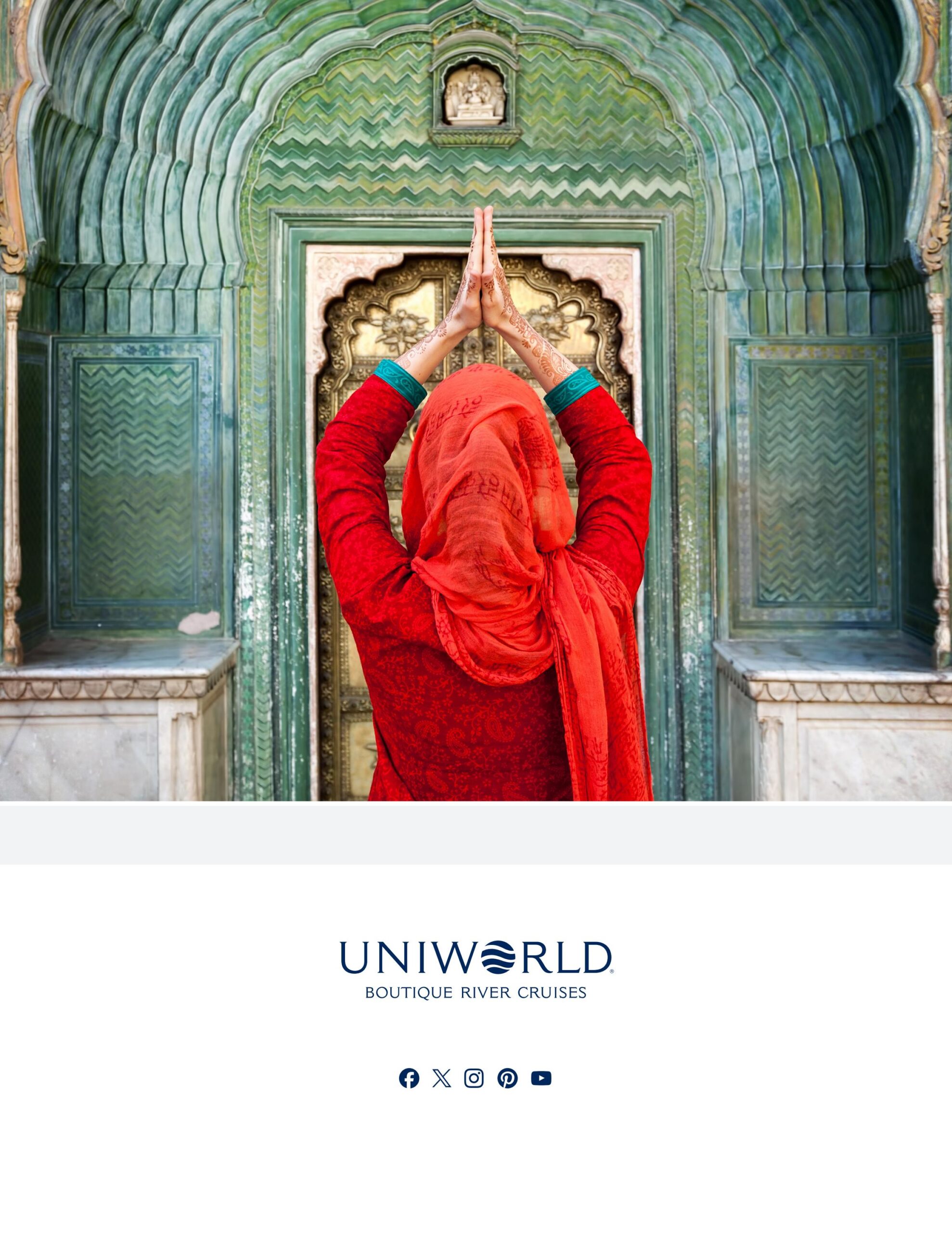 Woman praying in Kolkata, India