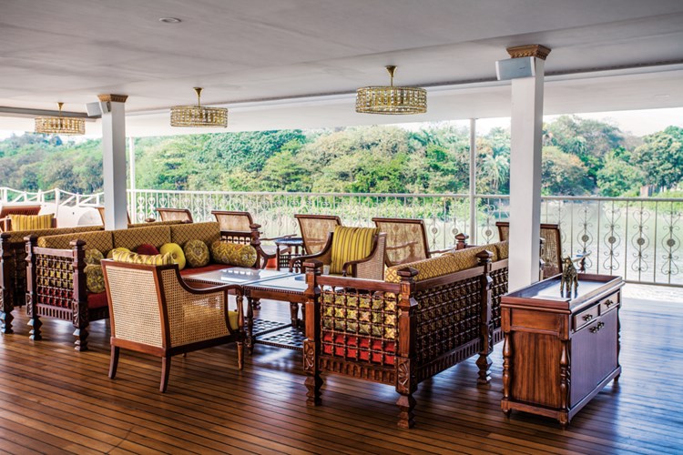 Sun Deck aboard Ganges Voyager II